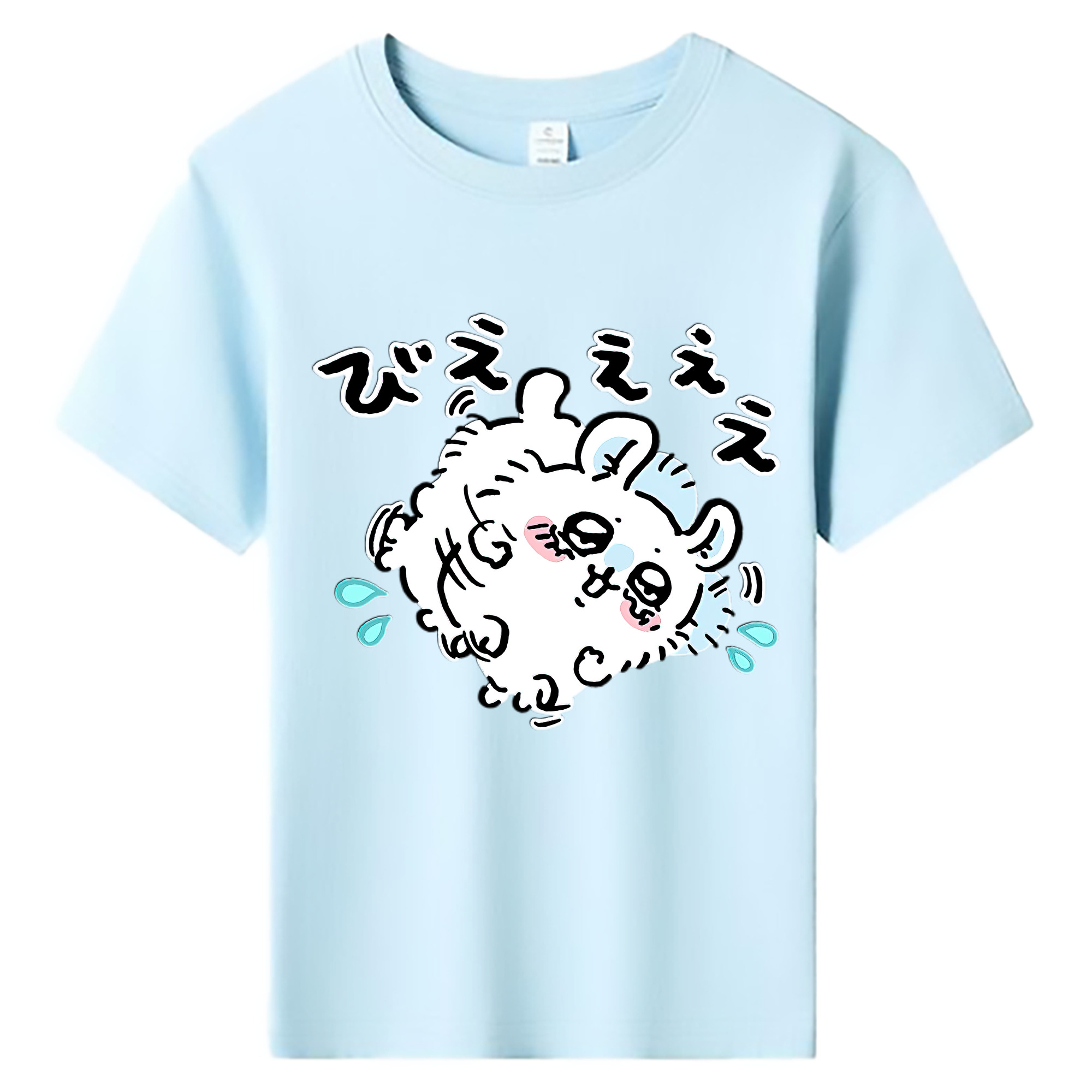 （画像用） ちいかわ モモンガ Chii-kawa Momonga 綿100％キッズTシャツ（フロントプリント）